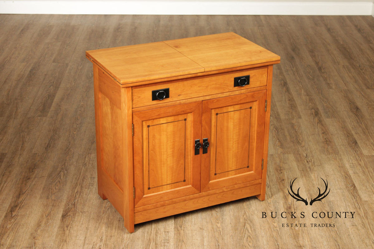 Stickley 21st Century Collection Cherry Mobile Server