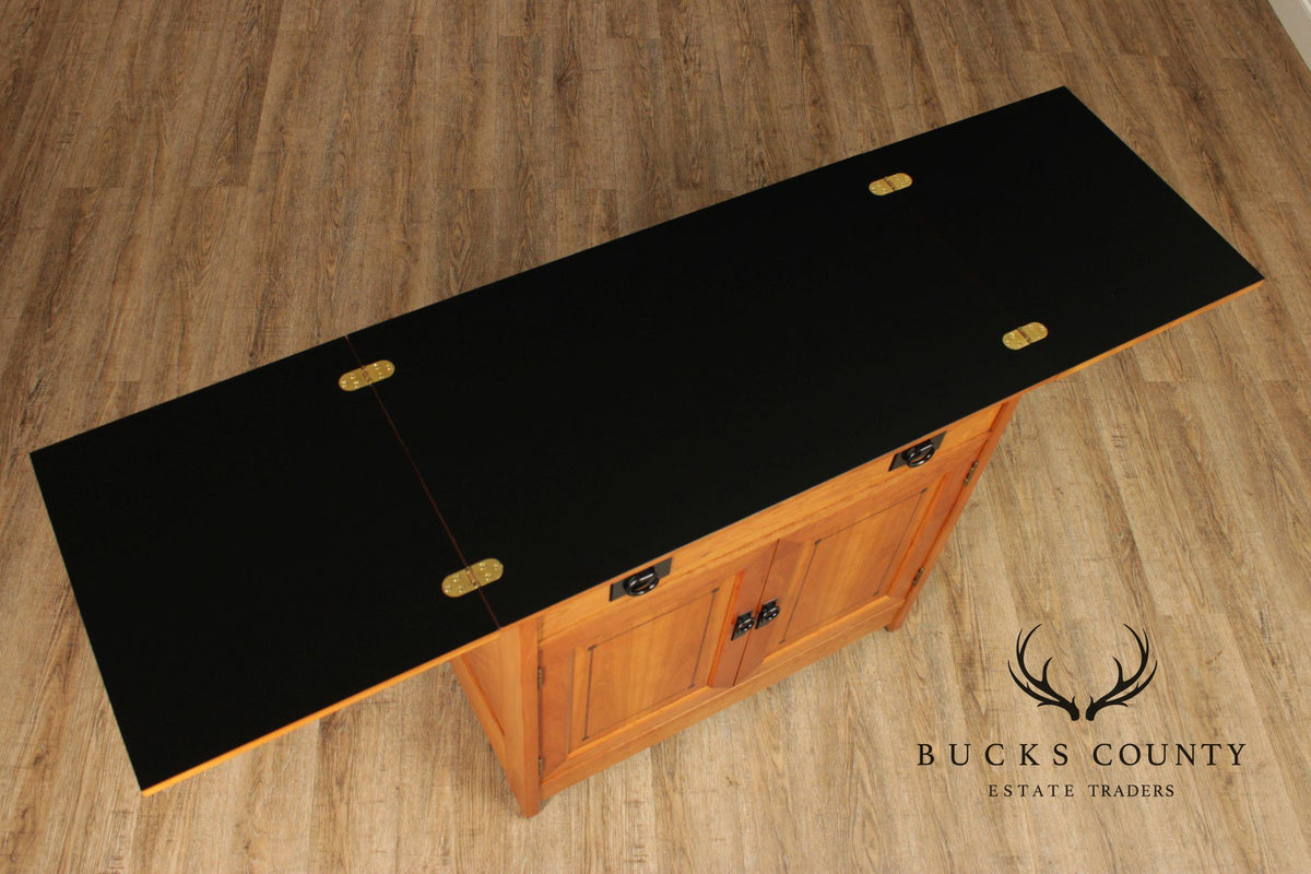 Stickley 21st Century Collection Cherry Mobile Server