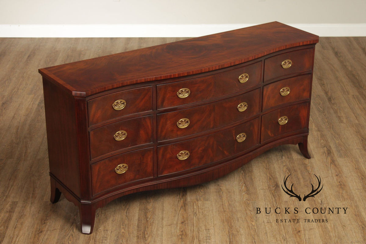 Henkel Harris Federal Style Mahogany Triple Dresser