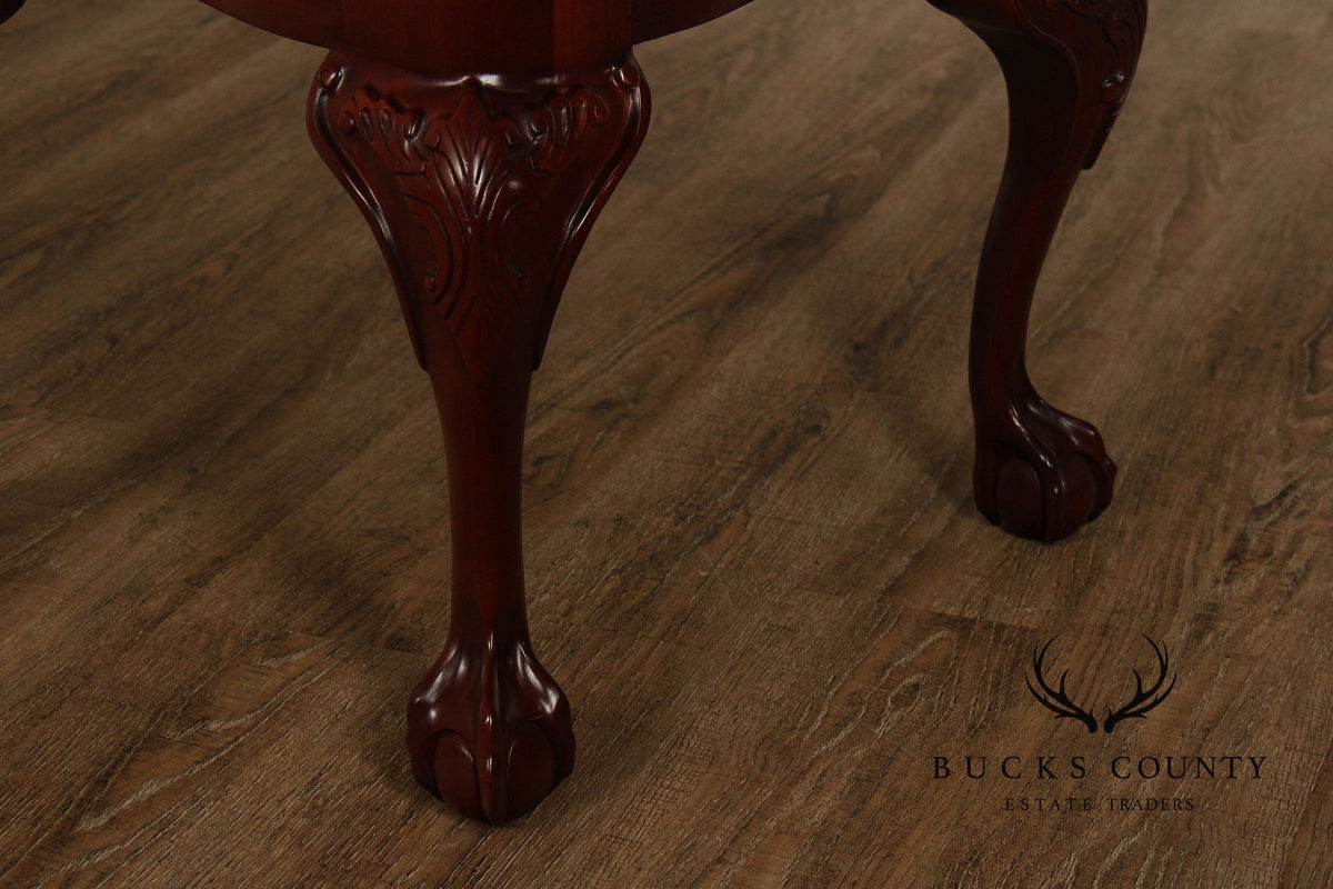 Statesville Mahogany Chippendale Style Corner Chair