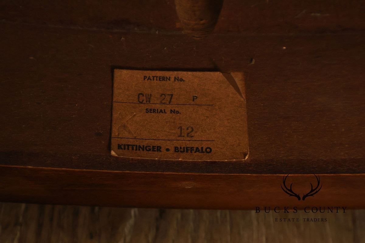 Kittinger Colonial Williamsburg Mahogany Pembroke Table