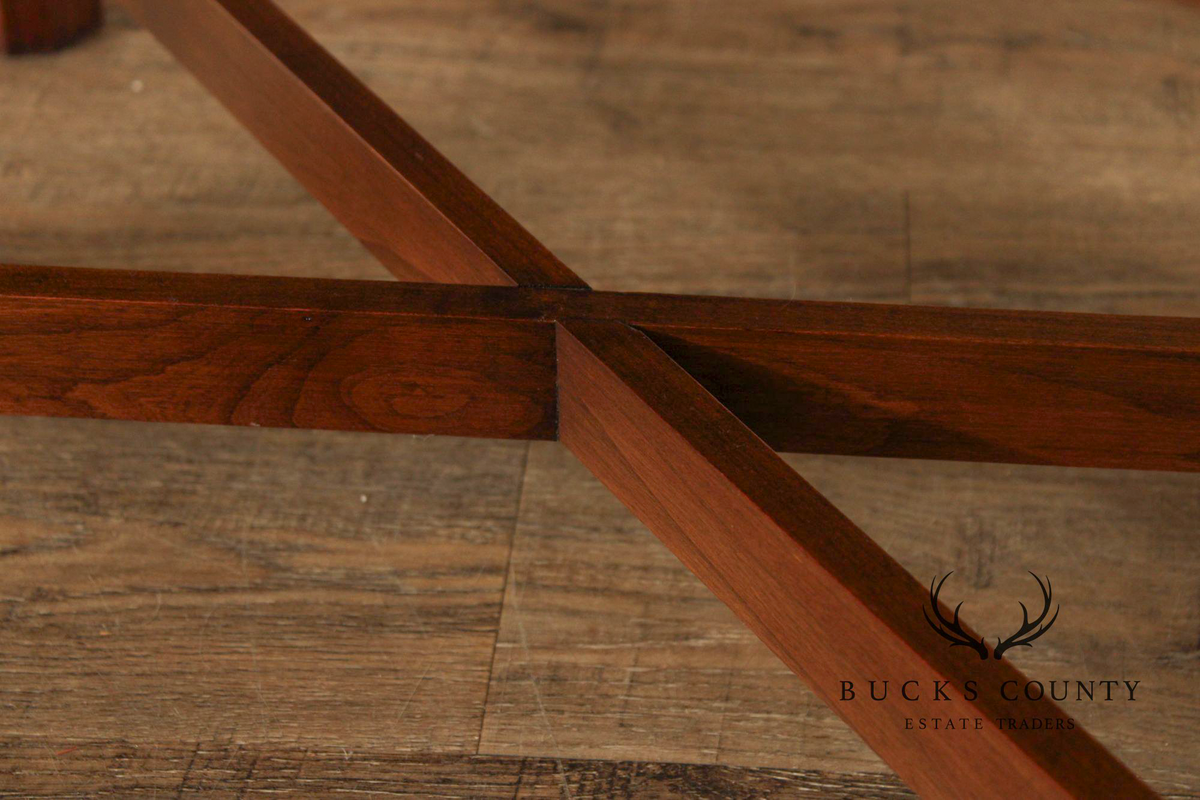 Chippendale Style Cherry Butler's Tray Table