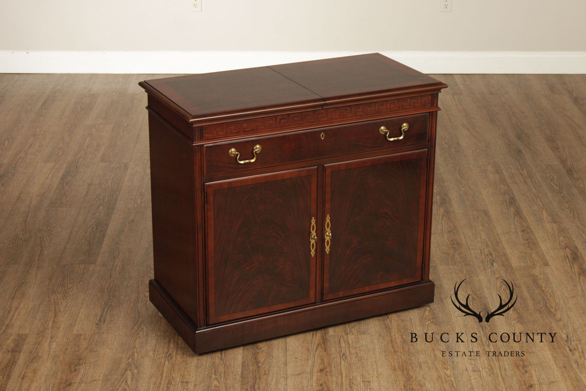 Drexel Mahogany Expandable Server Cabinet