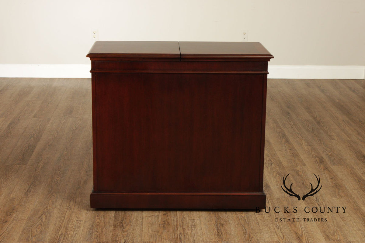 Drexel Mahogany Expandable Server Cabinet