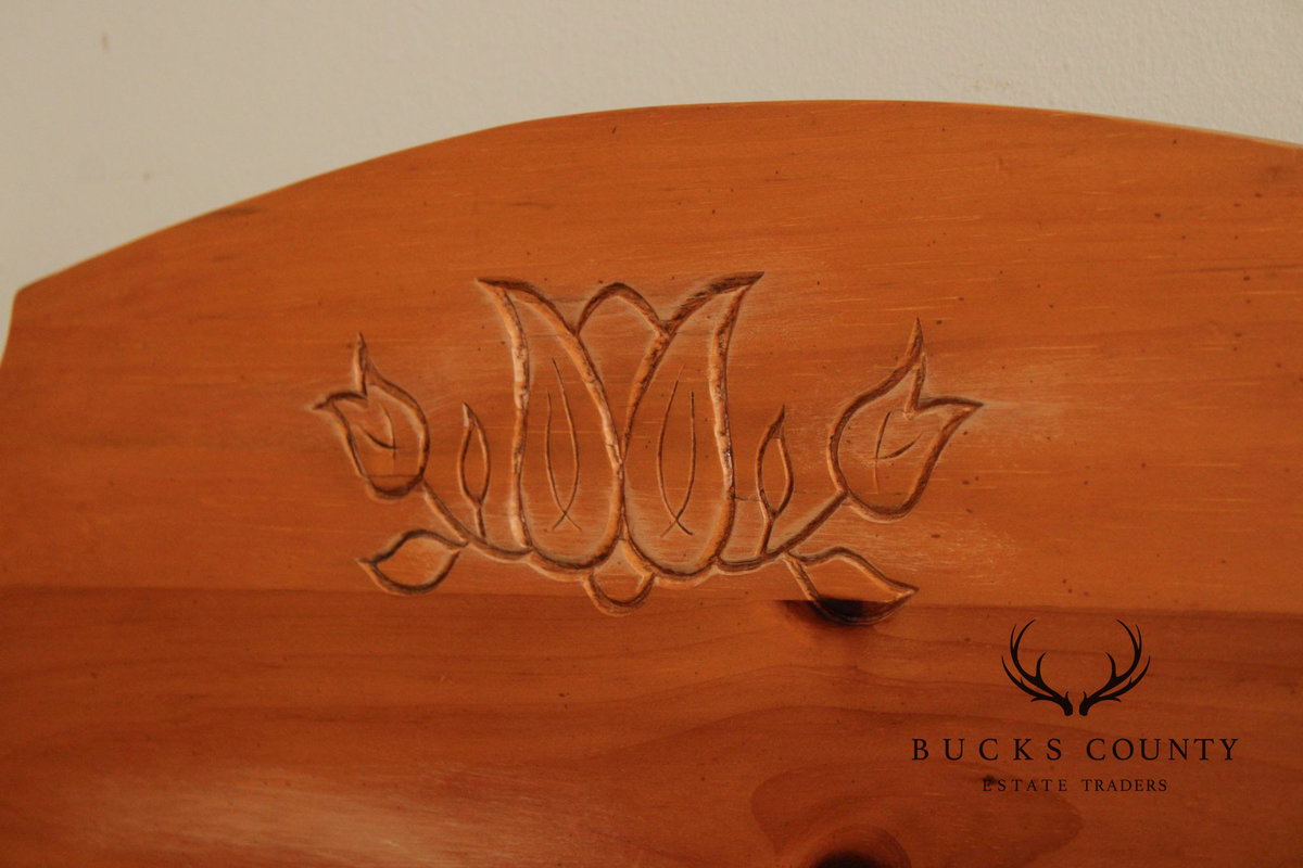 Cottage Style Knotty Pine Queen or Full Headboard
