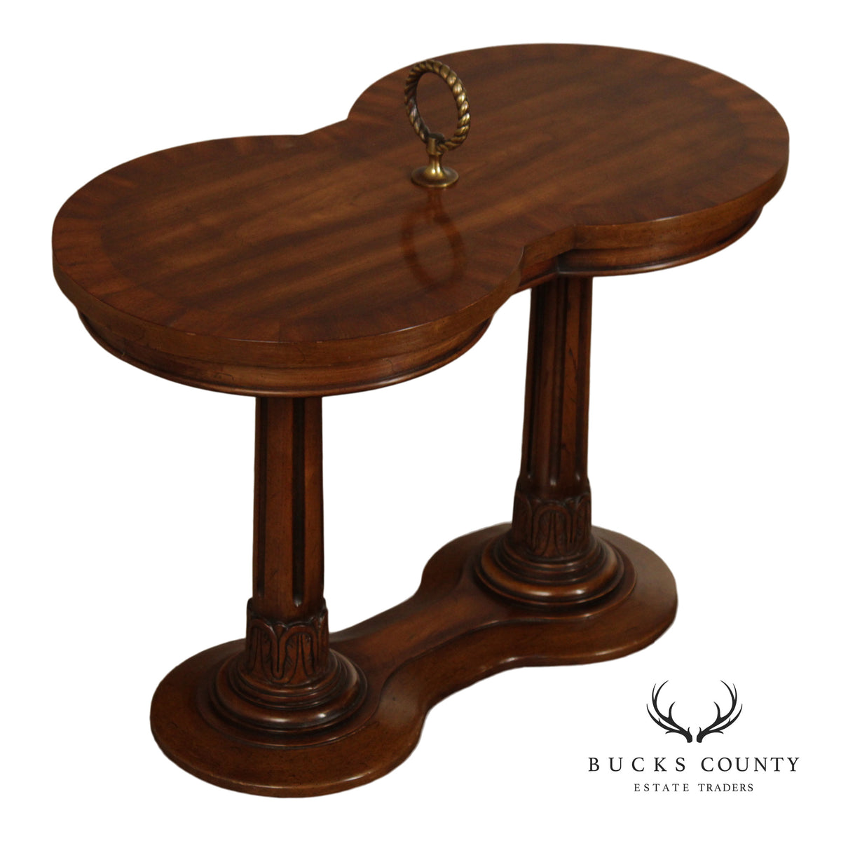 Weiman Regency Style Mahogany Pedestal End Table