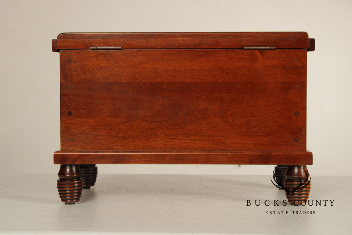 Madison Square Adams County Collection Small Cherry Blanket Chest Form Accent Box