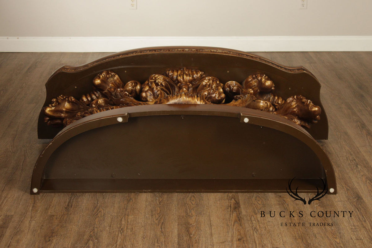 Rococo Revival Carved And Gilt Console Table