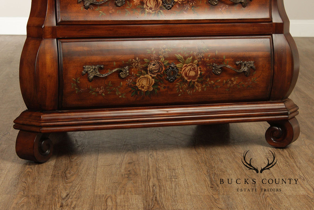 Ethan Allen Tuscany Collection Paint Decorated Secretary Desk