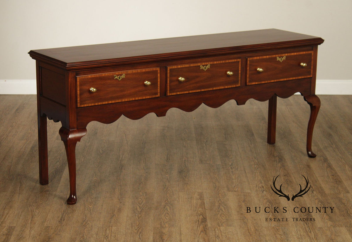 Henkel-Harris Jamestown Colony Mahogany Queen Anne Style Sideboard