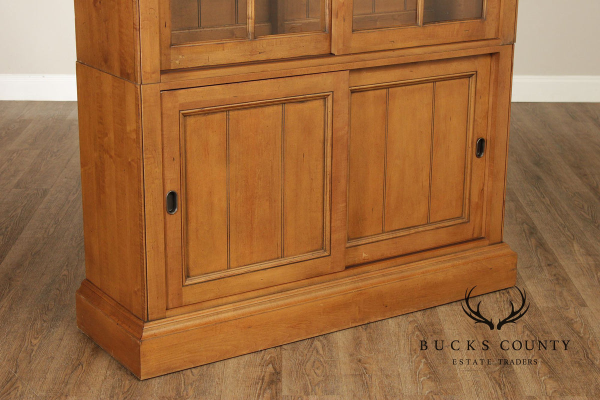 Ethan Allen 'New Country' Maple China Cabinet