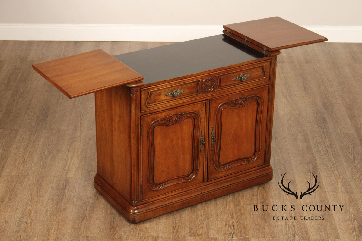 Henredon French Provincial Style Flip Top Server
