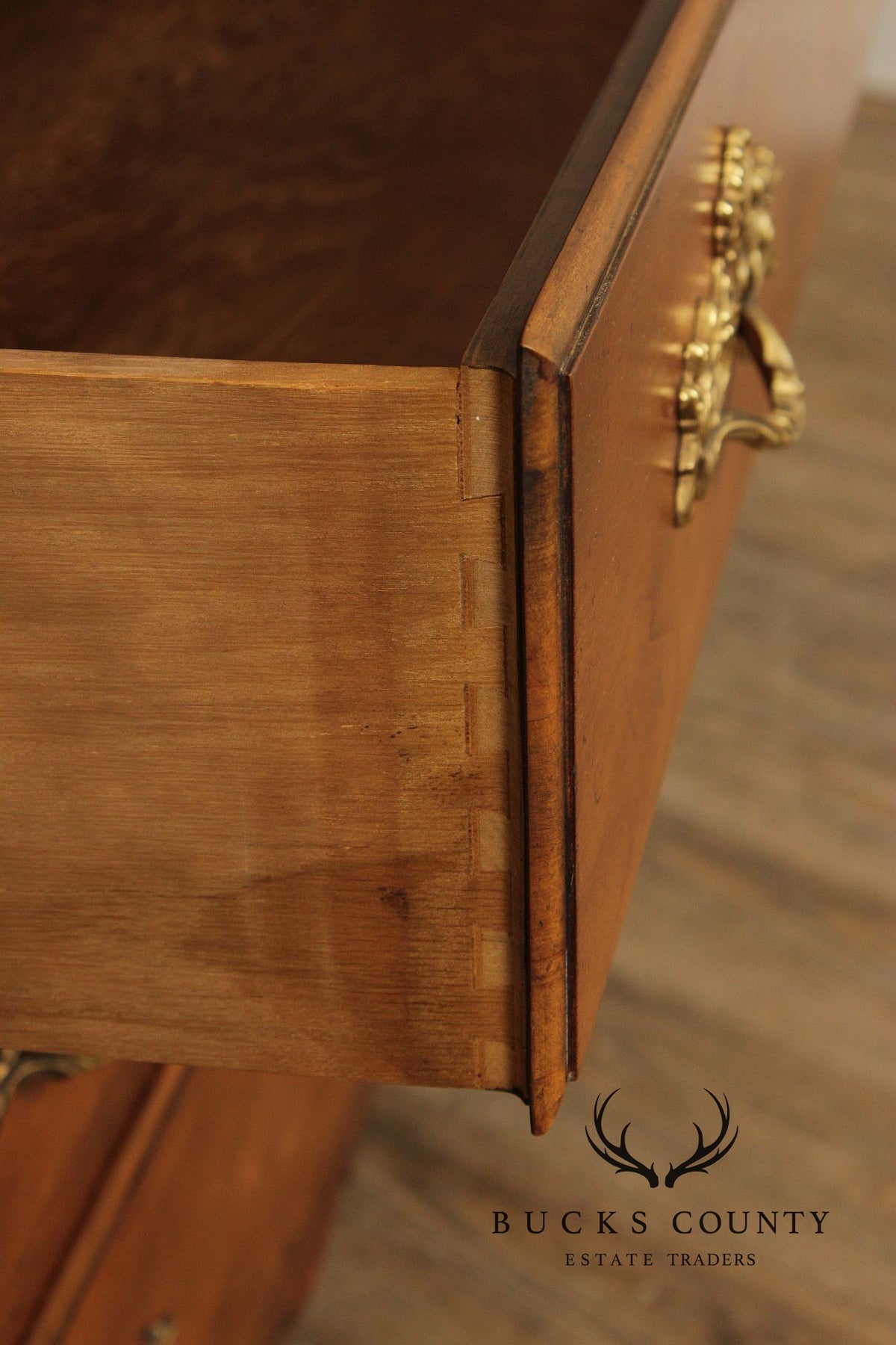 Baker Collector's Edition French Provincial Style Bookcase Top Secretary Desk
