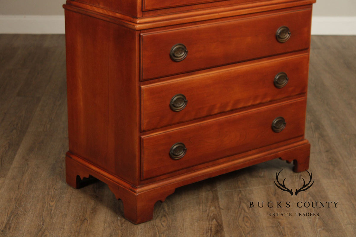 Cushman Colonial Creation Vintage Maple High Chest