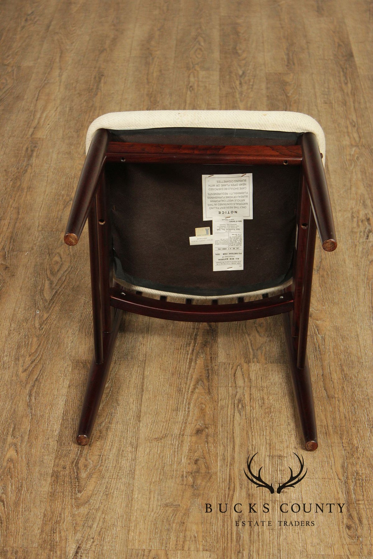 Benny Linden Danish Modern Style Set of Twelve Rosewood Dining Chairs
