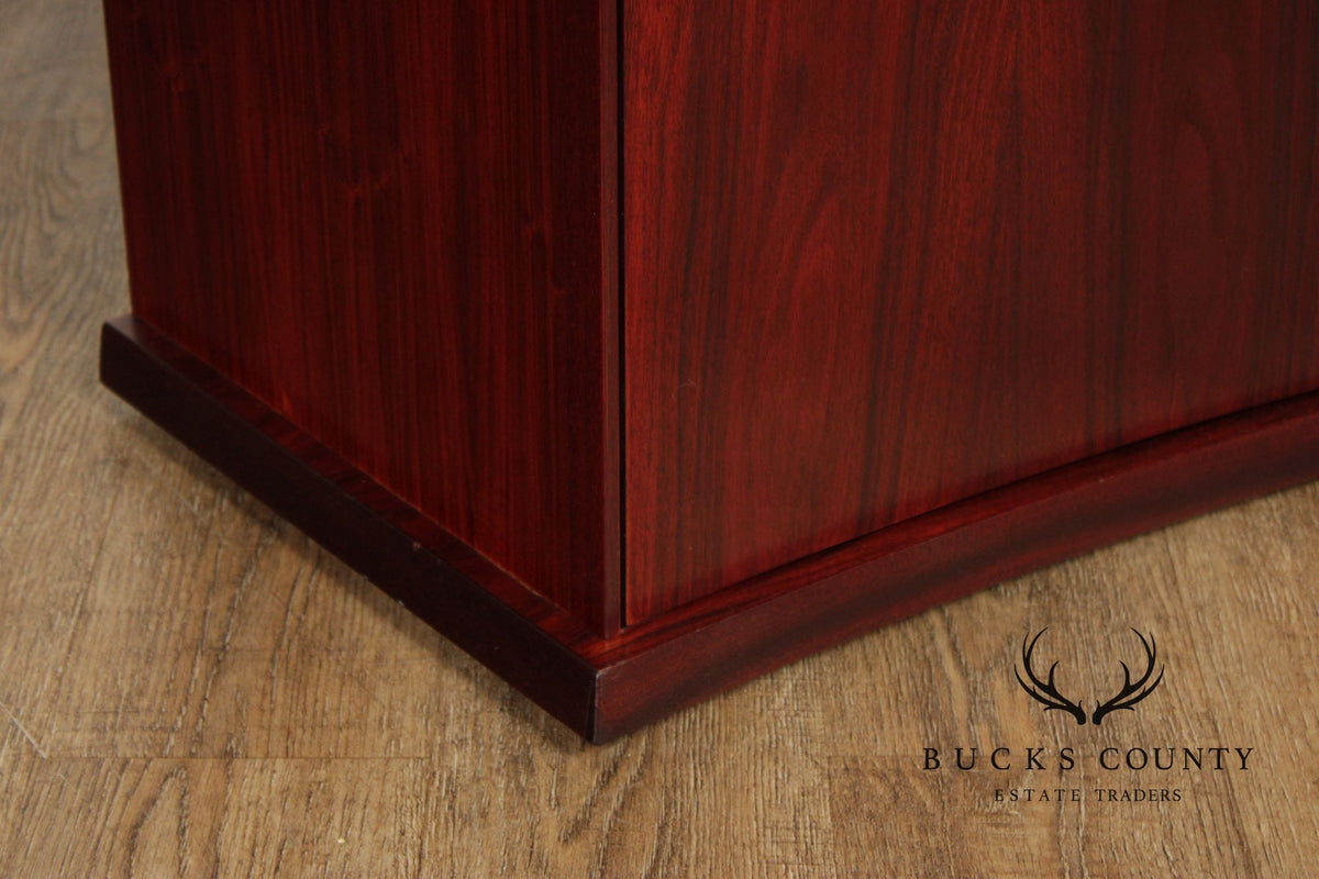 Skovby Danish Modern Rosewood China Cabinet Sideboard
