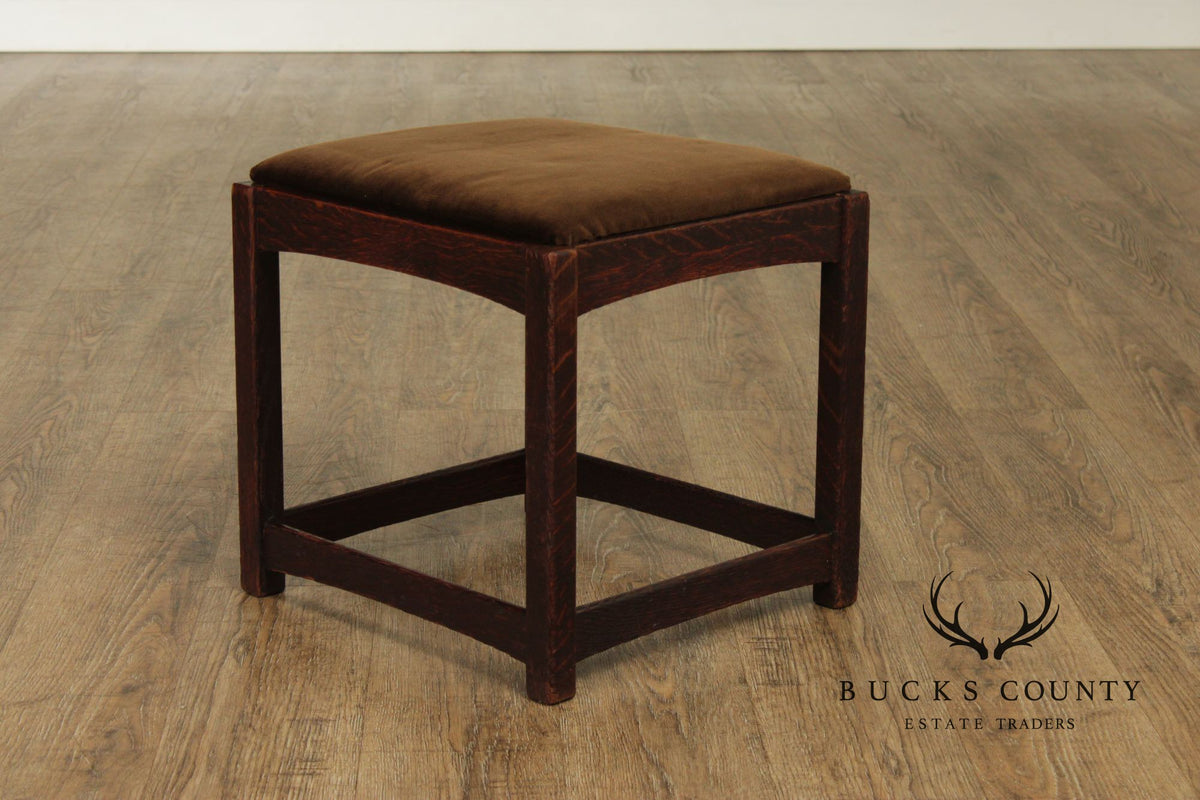 Grand Rapids Bookcase & Chair Co. Antique Mission Oak Stool