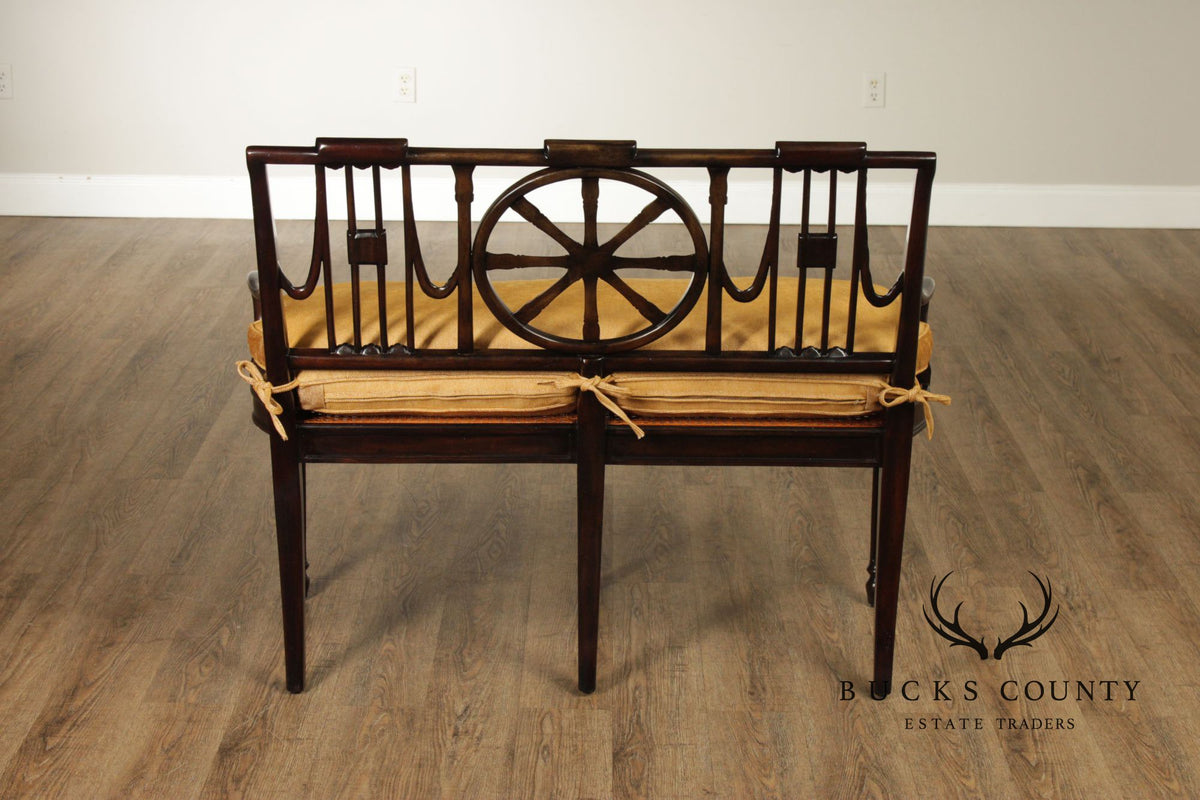 Theodore Alexander Neoclassical Style Settee