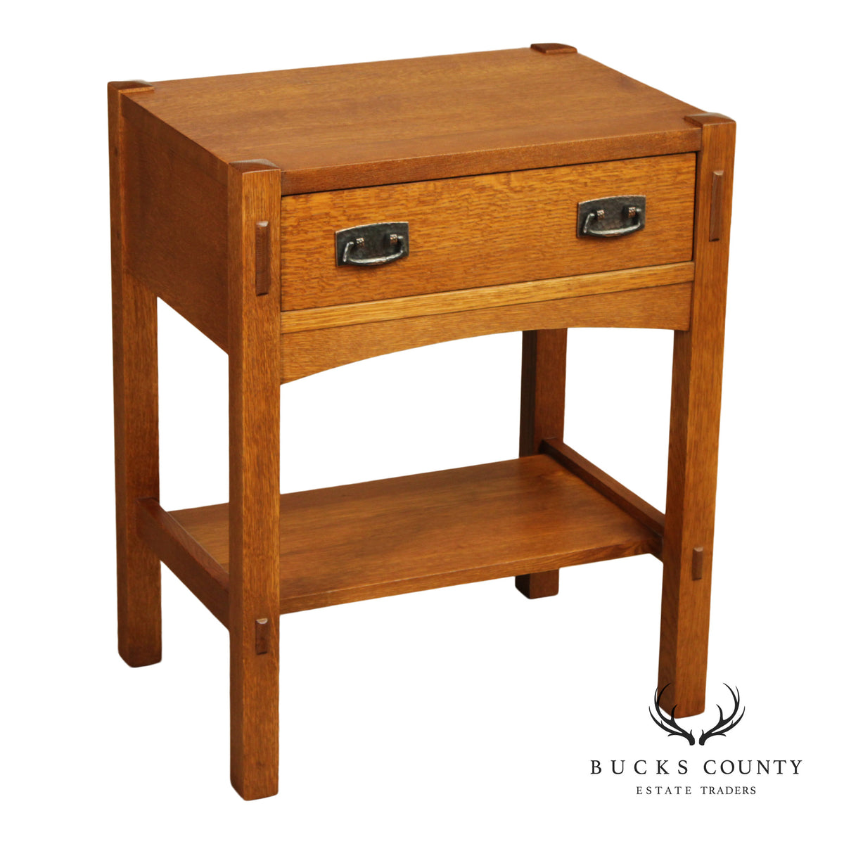 Stickley Mission Collection Oak One-Drawer Nightstand