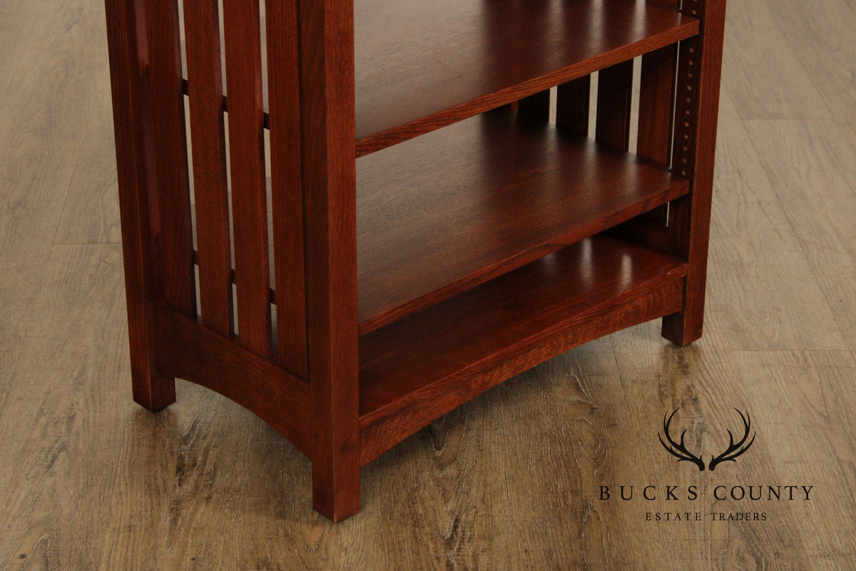 Stickley Mission Collection Oak Bookcase Magazine Stand