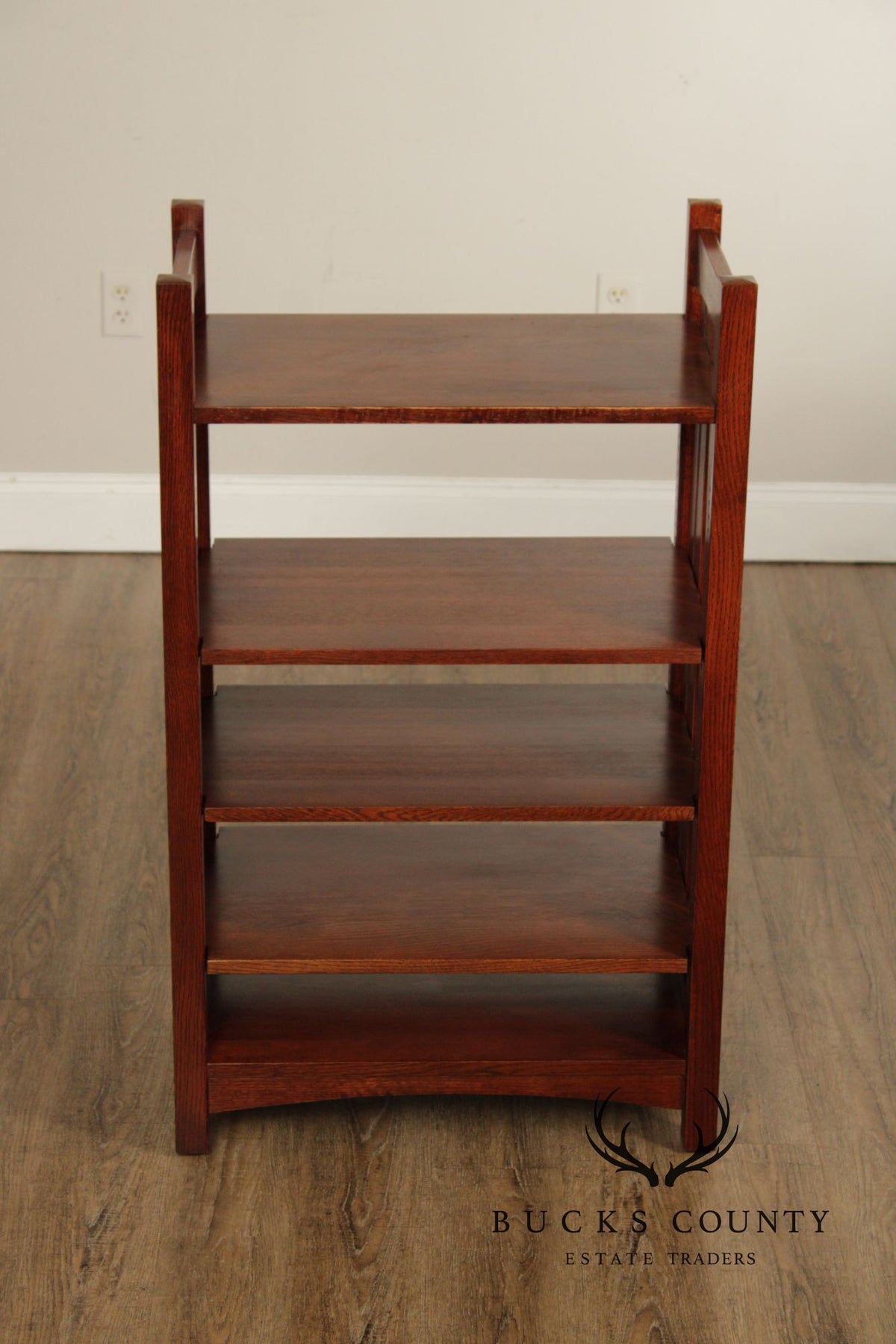 Stickley Mission Collection Oak Bookcase Magazine Stand