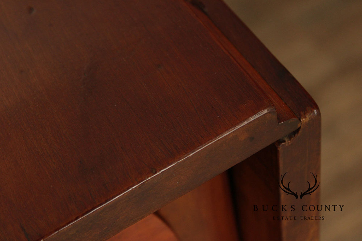 Antique American Cherry Drop-Leaf Dining Table