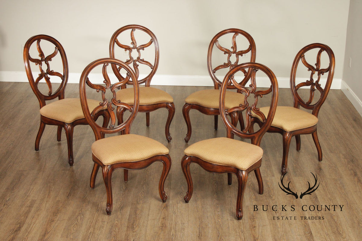 Henredon French Louis XV Style Set of Six Dining Chairs
