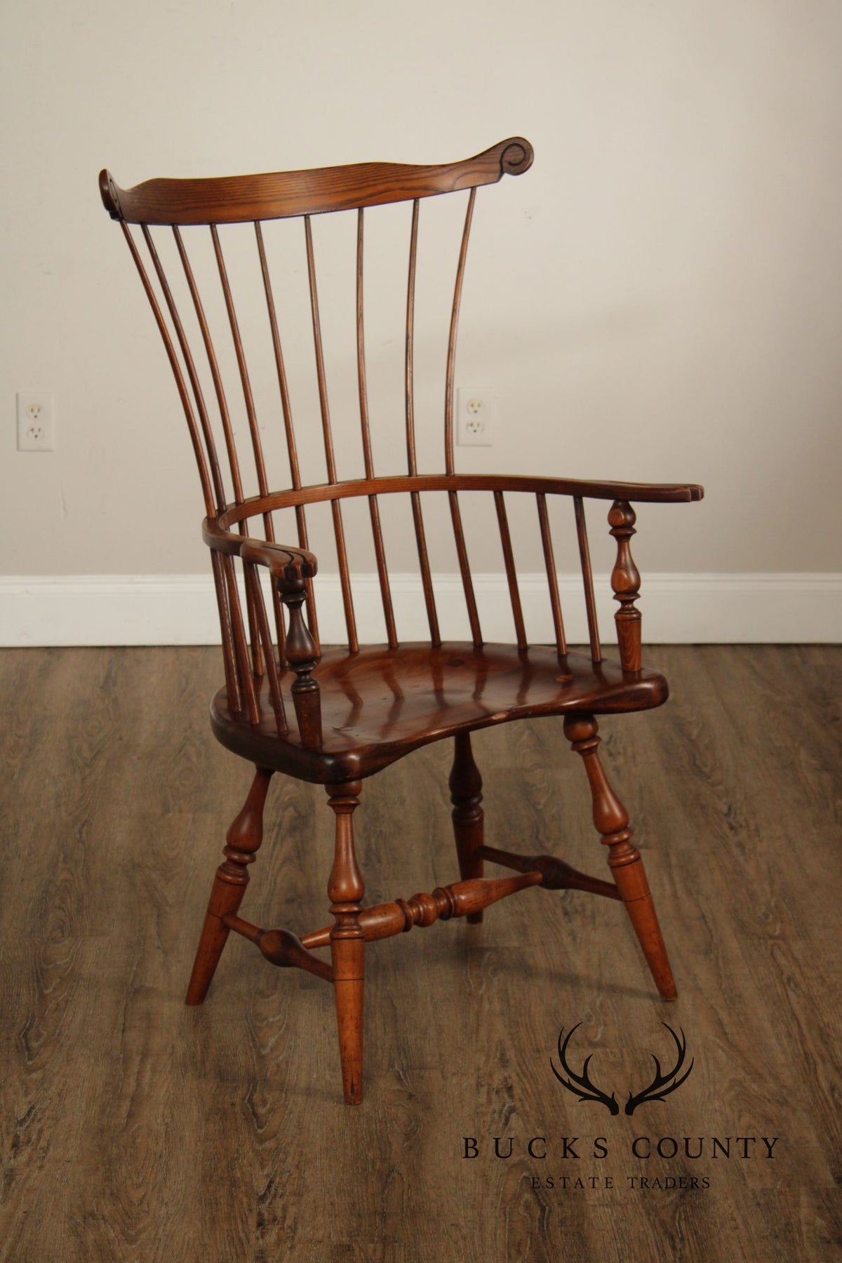 Vintage Quality Bench Made Windsor Armchair