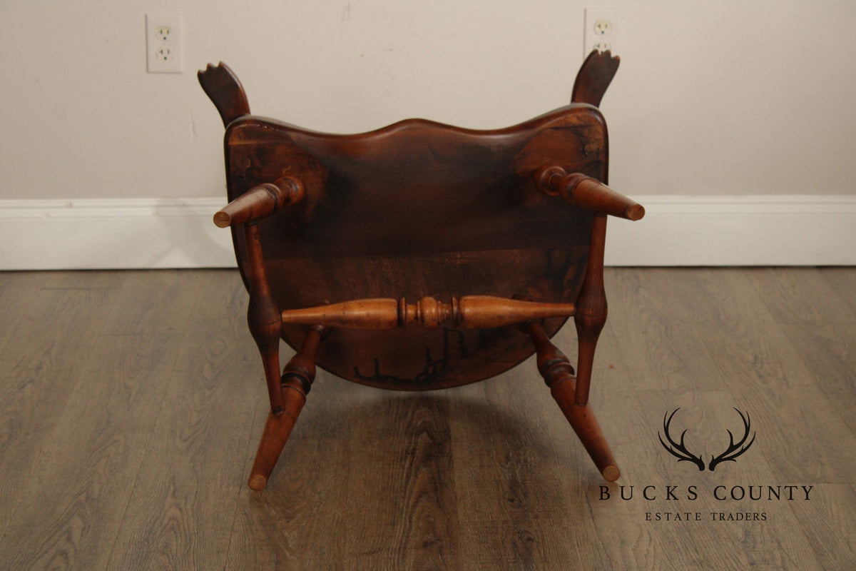 Vintage Quality Bench Made Windsor Armchair