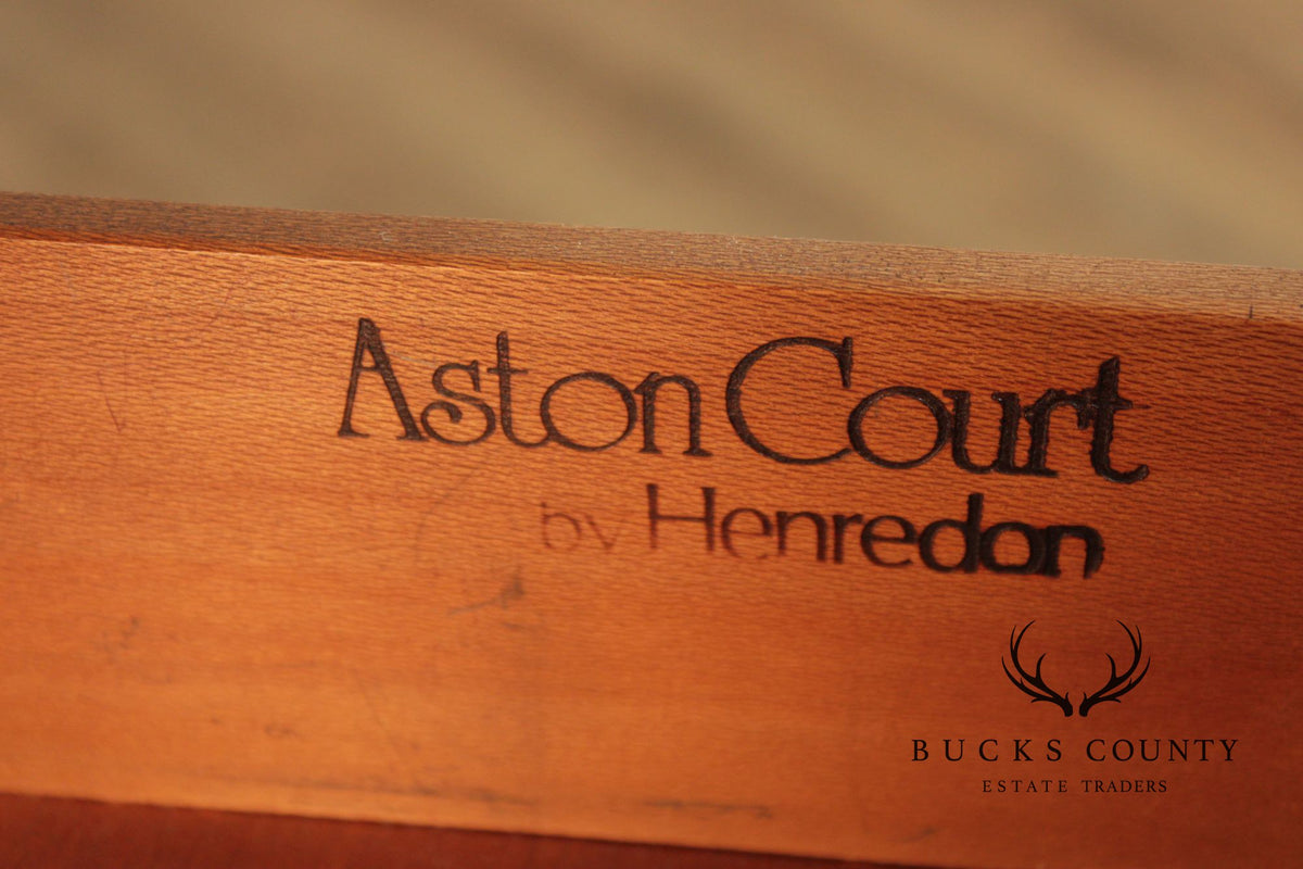 Henredon Aston Court Georgian Style Secretary Desk With Bookcase