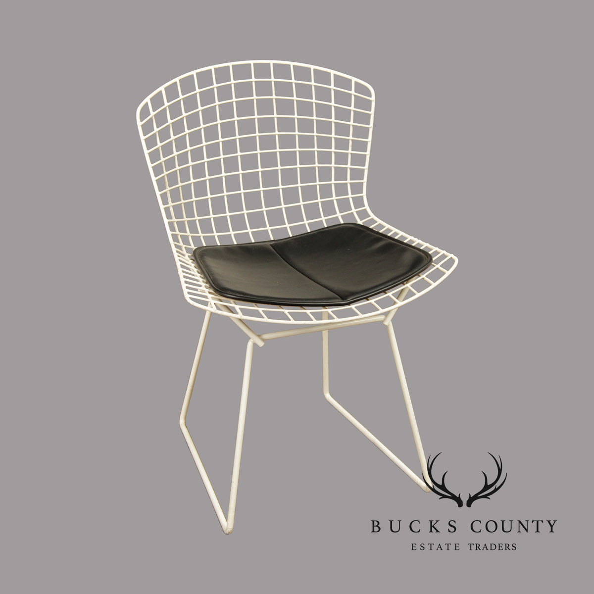 Knoll Mid Century Modern Style Steel Side Chair