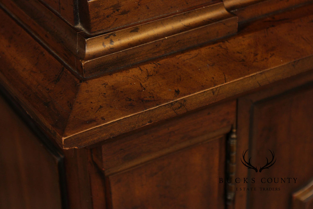 Drexel Heritage Furniture Sketchbook Collection Large Mahogany Breakfront China Cabinet