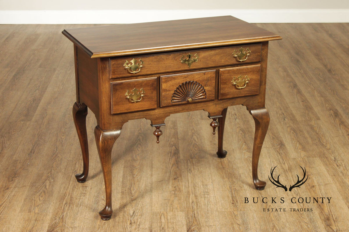 Statton Private Collection Queen Anne Style Cherry Lowboy