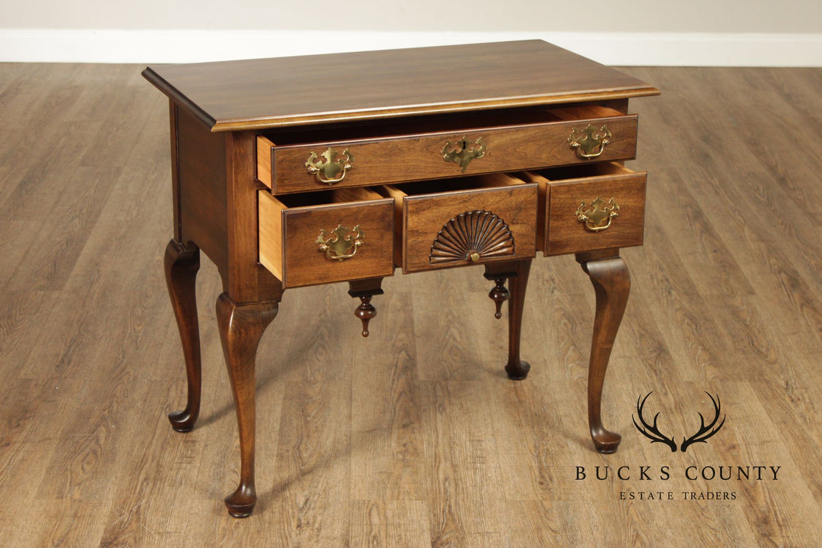 Statton Private Collection Queen Anne Style Cherry Lowboy