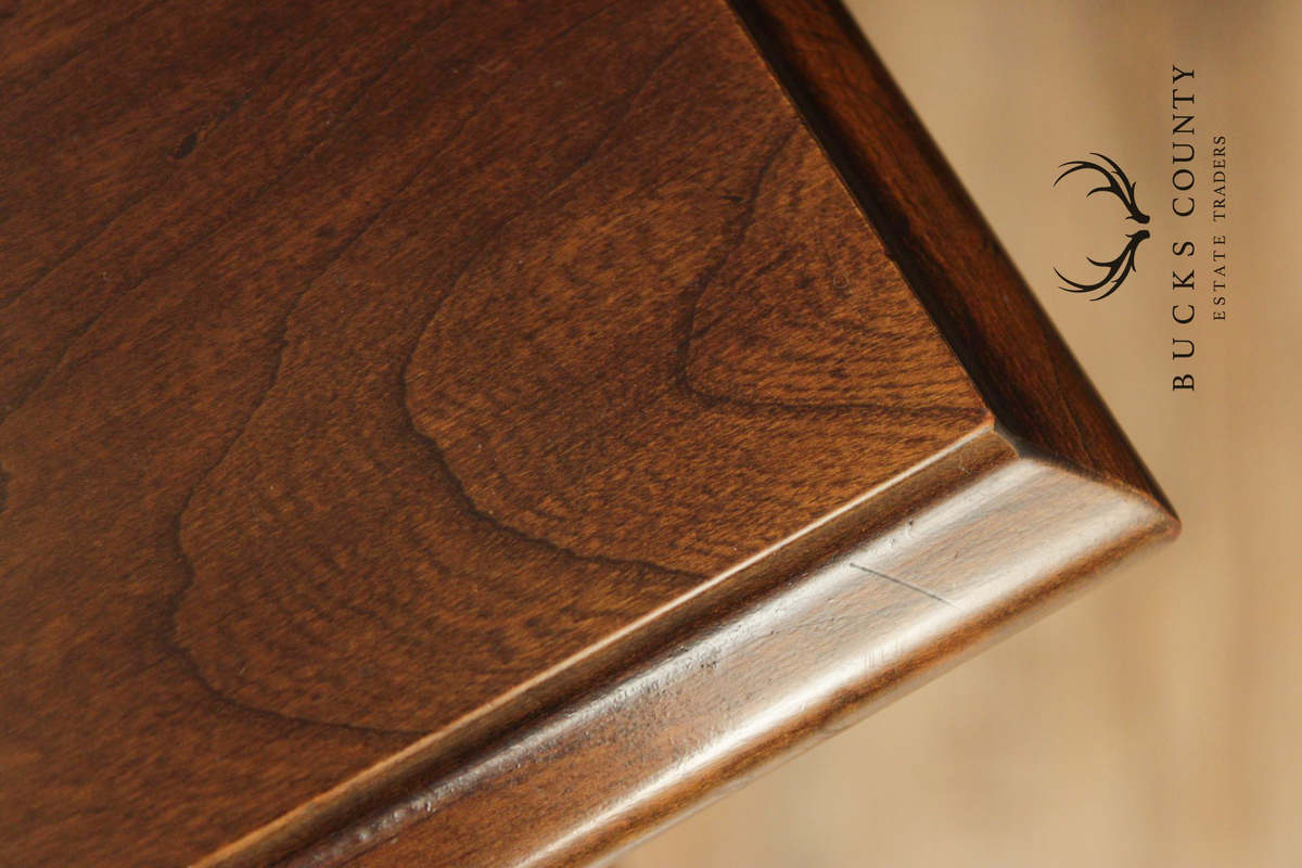 Statton Private Collection Queen Anne Style Cherry Lowboy