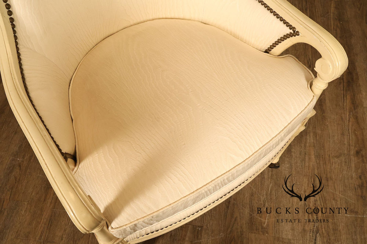 Henredon French Directoire Style Painted Armchair