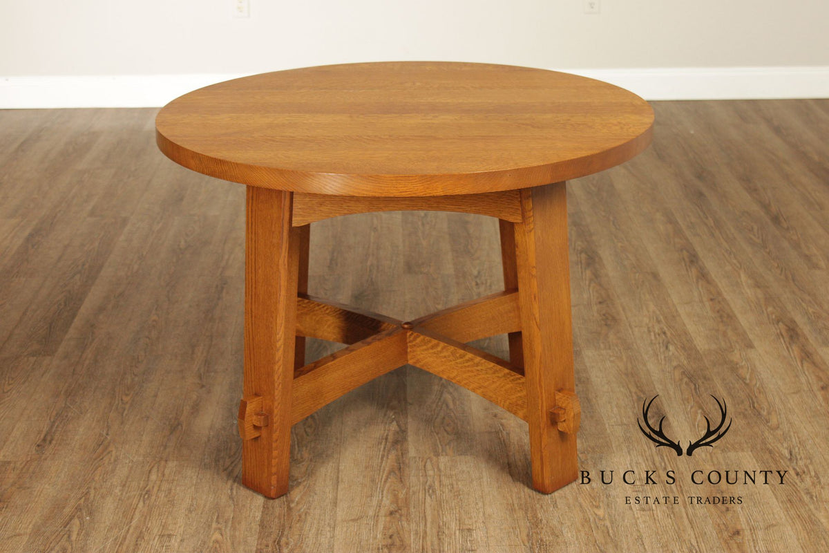 Stickley Mission Collection Oak Commemorative Library Table