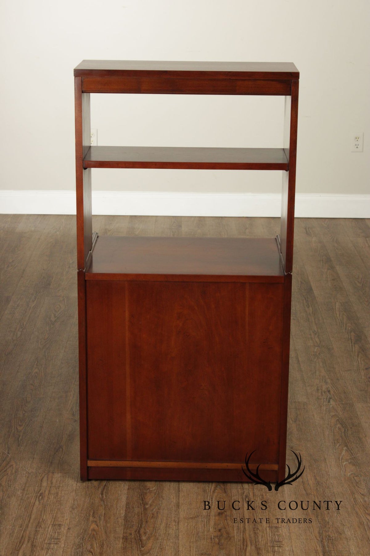 Mid Century Modern Pair of Stacking Bookcases
