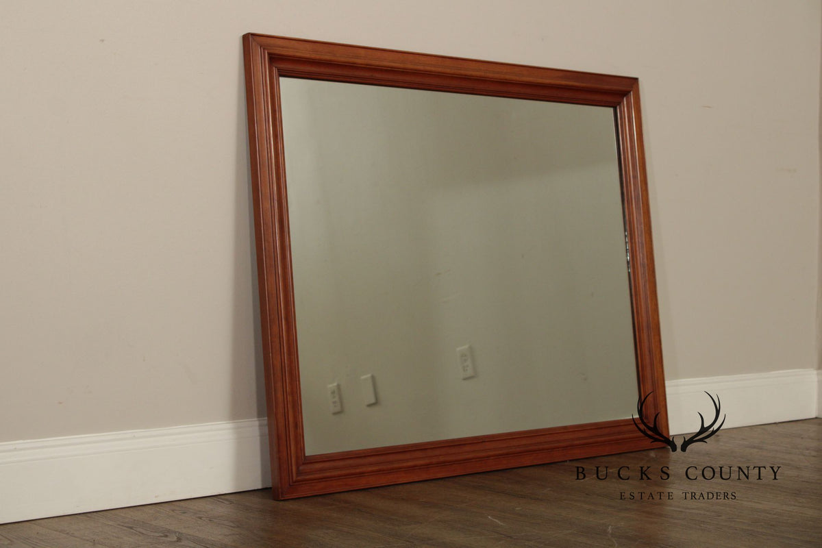 Kling Furniture Vintage Cherry Frame Rectangular Wall Mirror