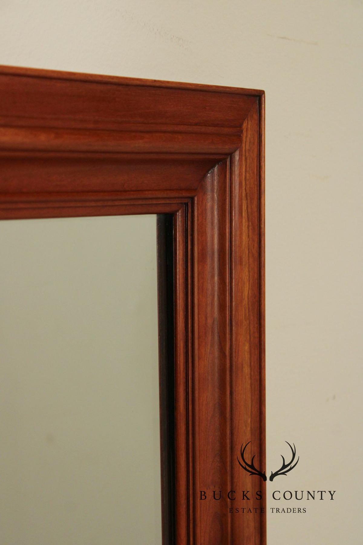 Kling Furniture Vintage Cherry Frame Rectangular Wall Mirror