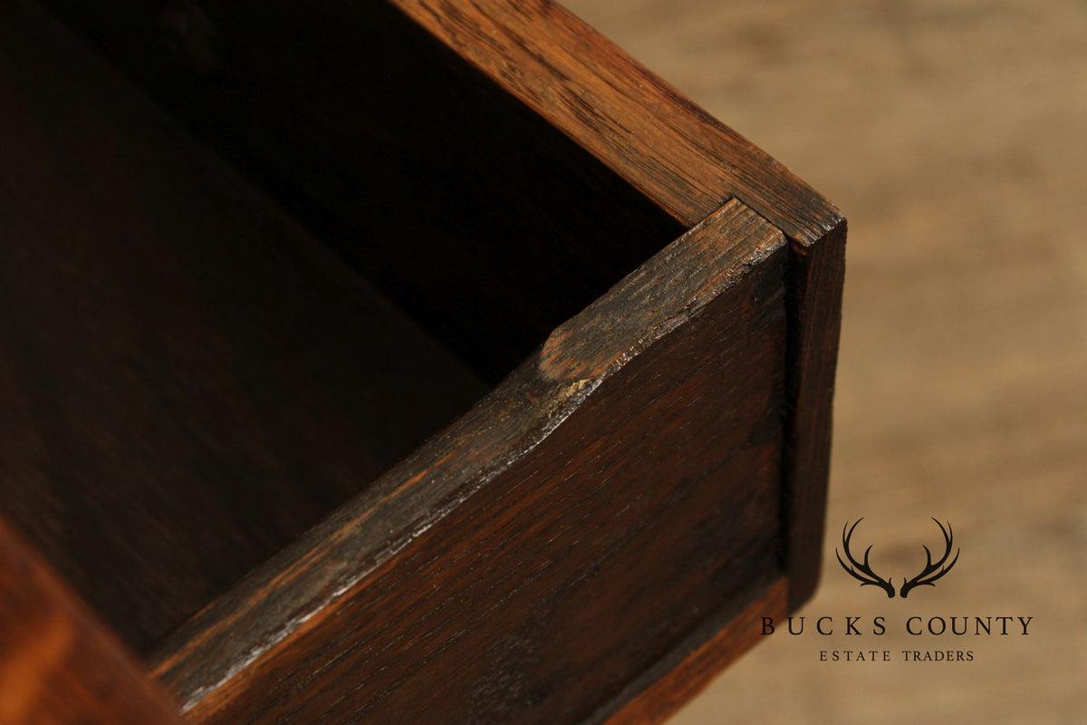 Limbert Antique Mission Oak Library Table