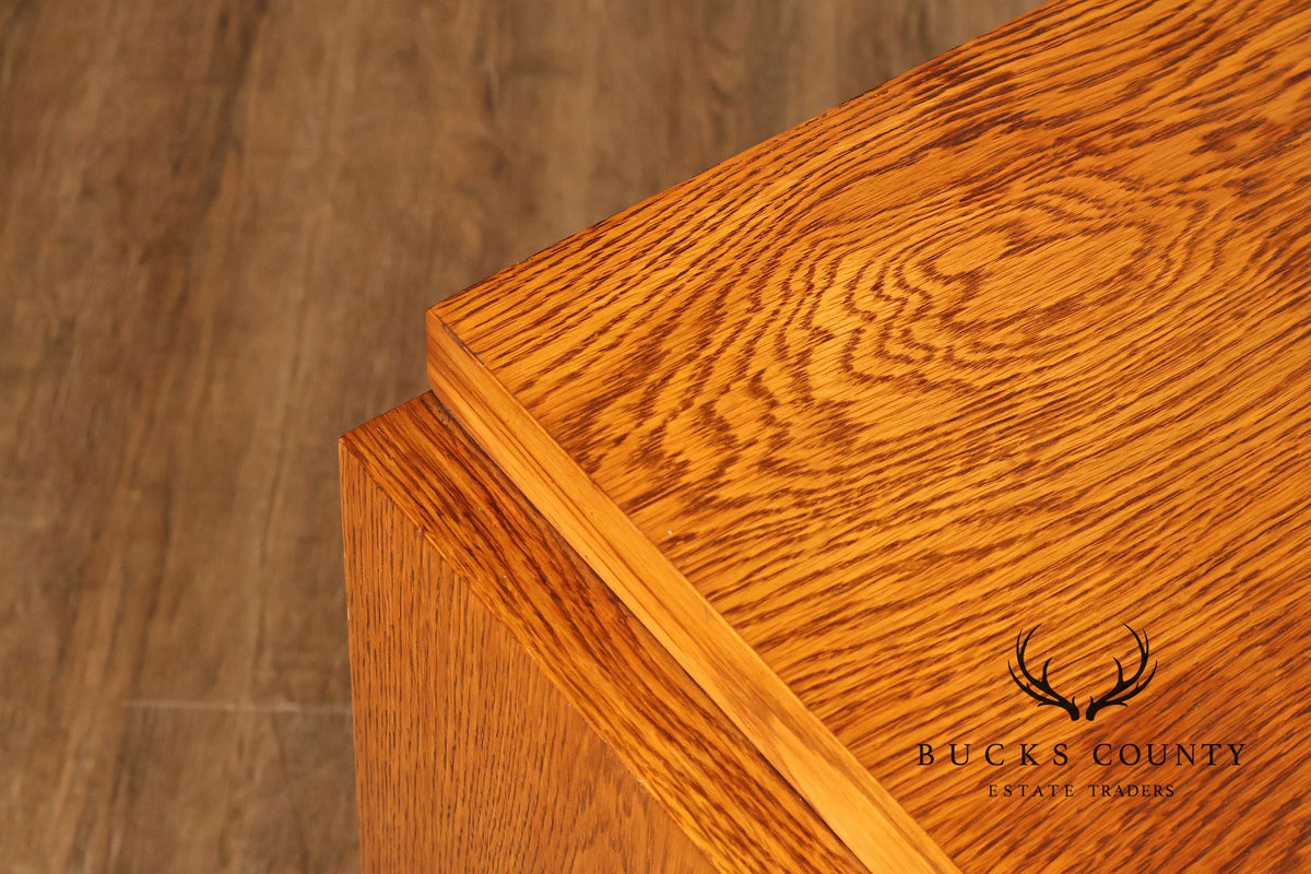 Lane Staccato Pair of Brutalist Nightstands