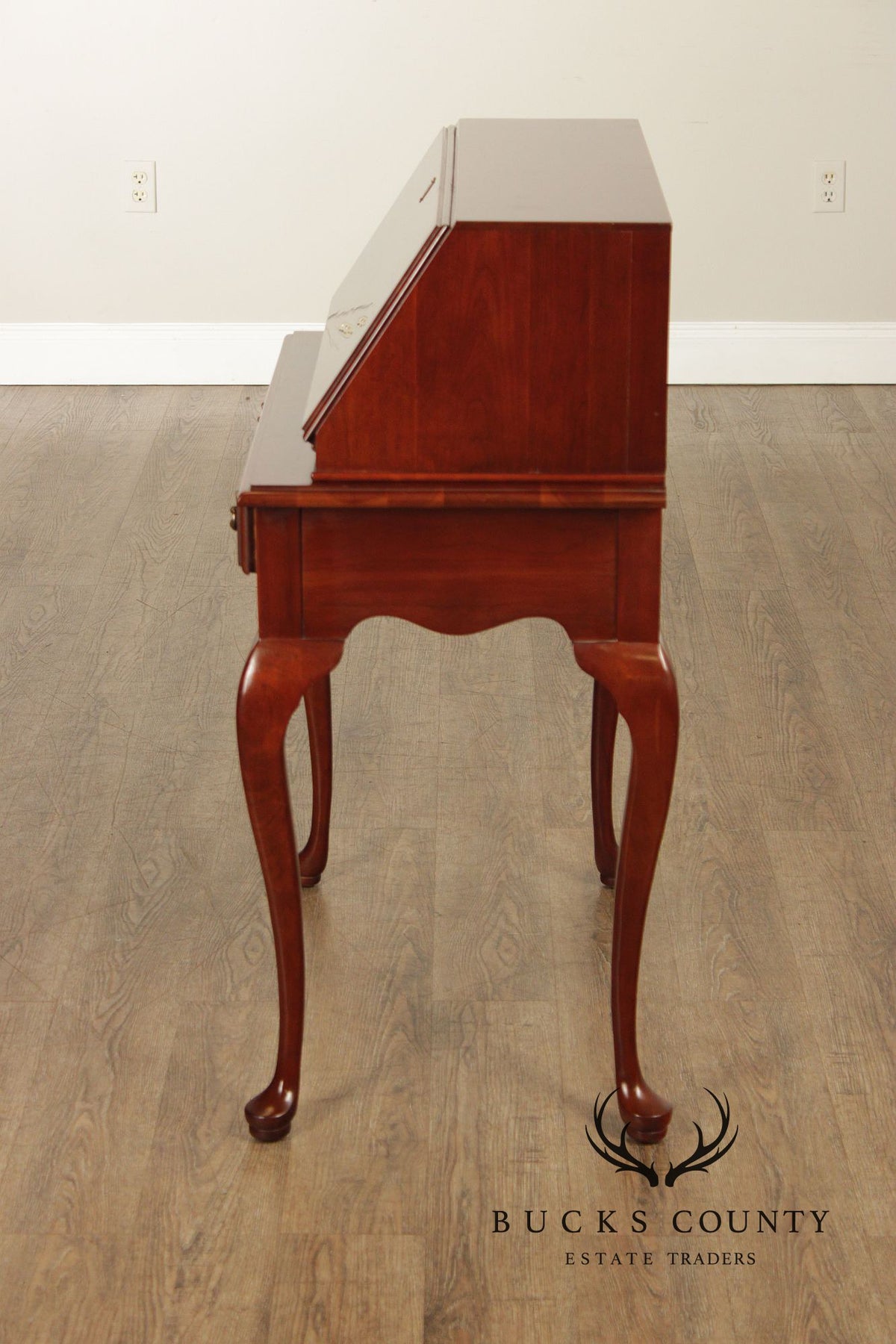 Monitor Furniture Queen Anne Style Cherry Slant-Front Writing Desk