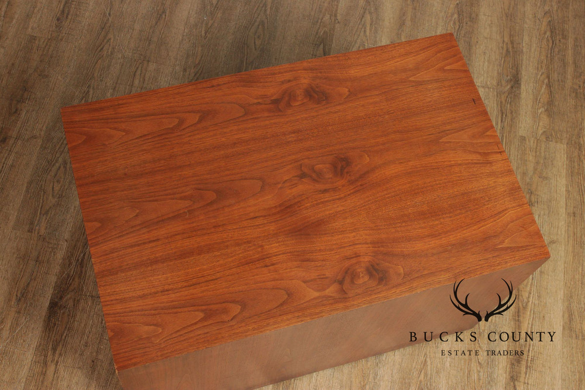 Mid-Century Modern Walnut Rectangular Coffee Table