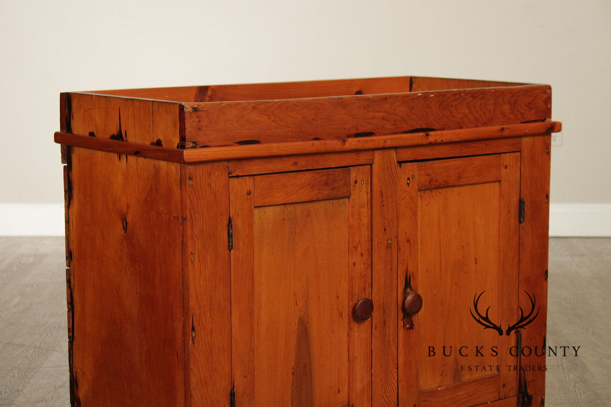 Antique Farmhouse Softwood Dry Sink