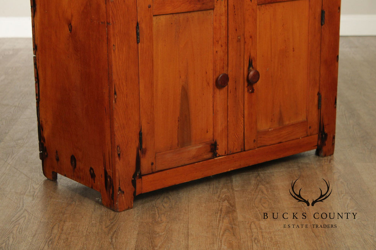 Antique Farmhouse Softwood Dry Sink