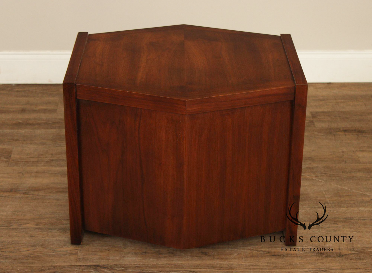Lane Furniture Mid Century Modern Walnut Cabinet End Table