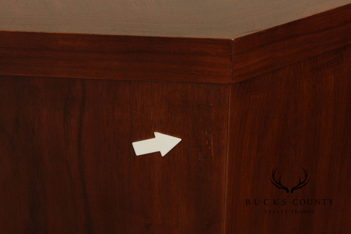 Lane Furniture Mid Century Modern Walnut Cabinet End Table