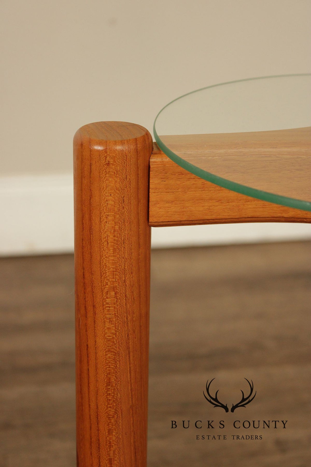 Lysgaard Mobler Danish Modern Pair of Teak Plant Stands