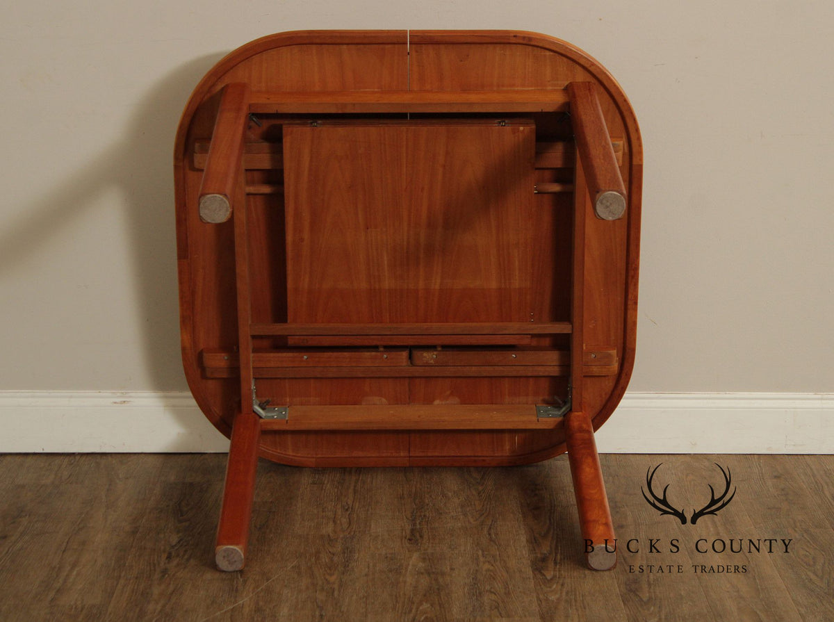 Danish Modern Style Teak Expandable Dining Table